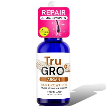 Tyche TruGRO+ Hair Growth Oil - Argan 1 oz #HAGO01