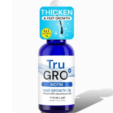 Tyche TruGRO+ Hair Growth Oil - Biotin 1 oz #HAGO02