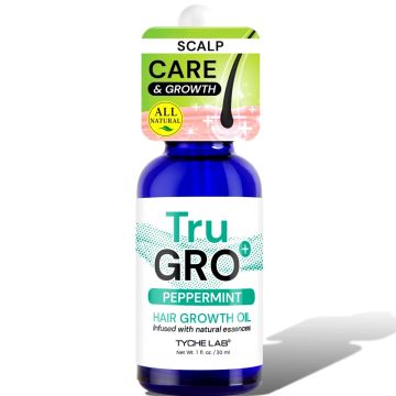 Tyche TruGRO+ Hair Growth Oil - Peppermint 1 oz #HAGO04