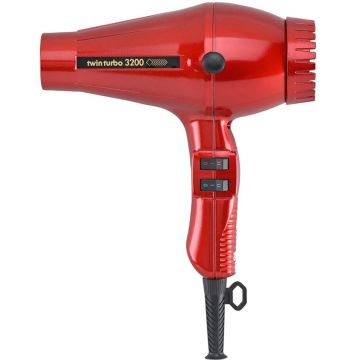 Turbo Power TwinTurbo 3200 Professional Hair Dryer - Red #324R