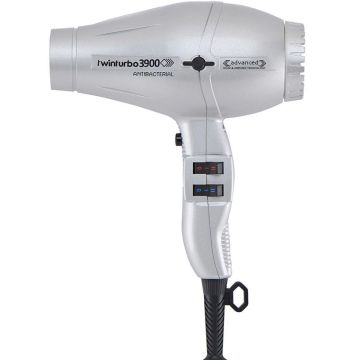 Turbo Power TwinTurbo 3900 Advanced Ionic & Ceramic Hair Dryer - Silver #333