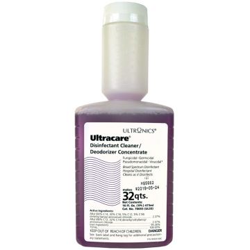 Ultronics Ultracare Disinfectant Cleanser / Deodorizer Concentrate 16 oz #70055