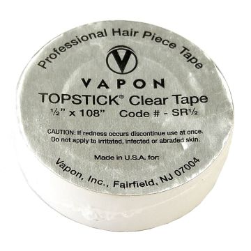 Vapon Topstick Clear Tape Roll (1/2" x 108") #SR1/2