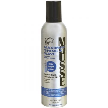 Vigorol Maximum Shine Wave Mousse 12 oz