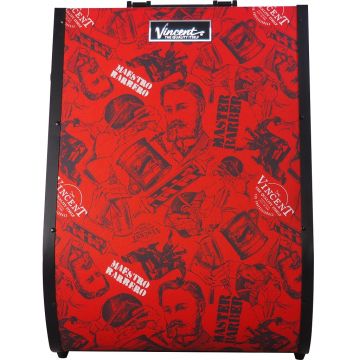 Vincent Hard Shell Backpack - Nostalgic Red #VT10402