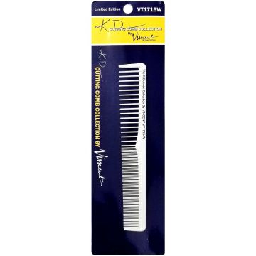 Vincent Ceramic All Purpose Styling Comb 7 1/4" #VT1715W