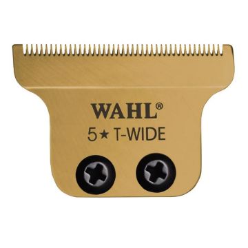 Wahl T-Wide Gold Plated Trimmer Blade for 5 Star Cordless Detailer Li #2215-700