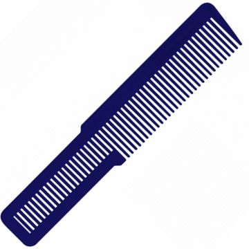 Wahl Large Clipper Styling Comb Royal Blue - 8" #3191-1001
