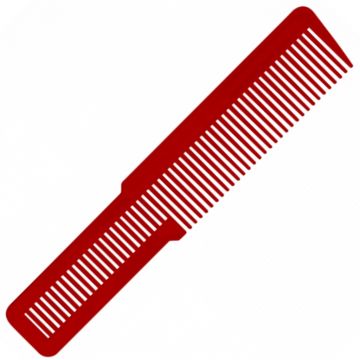 Wahl Large Clipper Styling Comb Red - 8" #3191-1201