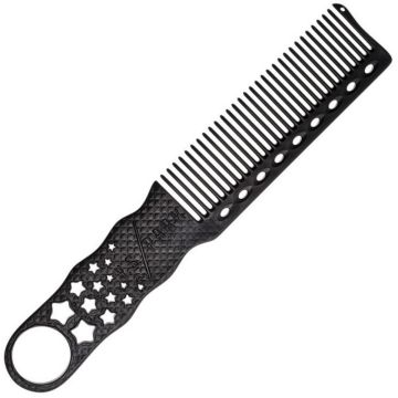YS Park Barbering Comb 7.7" - Carbon Black #YS-280
