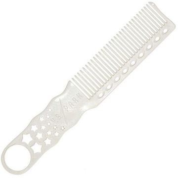 YS Park Barbering Comb 7.7" - White #YS-280
