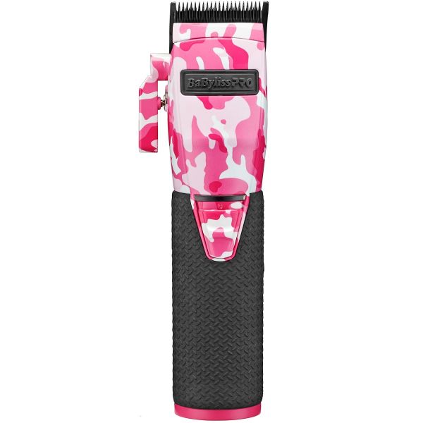 BaByliss Pro LIMITEDFX Pink Camo Metal Lithium Clipper and