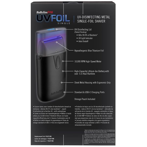 BaByliss Pro LIMITED EDITION UVFOIL UV-Disinfecting Metal