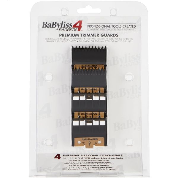 BaByliss Barbers Premium Trimmer Guards Pcs Comb Set Fits
