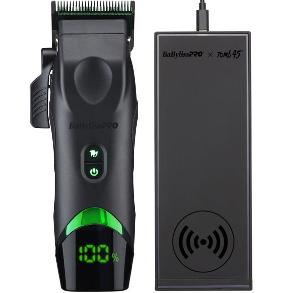 BaBylissPRO×Tomb45 プロ用バリカン BaBylissPRO x Tomb45® Wireless-Charging Hair Clipper | BaBylissPRO