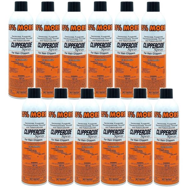 Clippercide Spray for Hair Clippers 15 oz 12 Pack