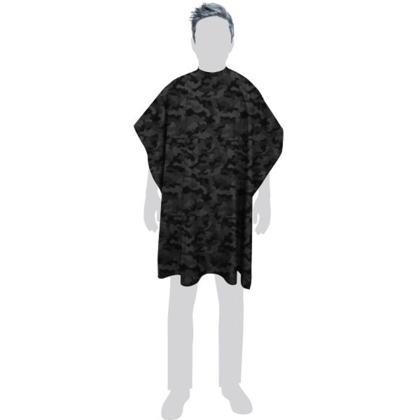 Stylish Blue Black Barber Cape (Preorder)