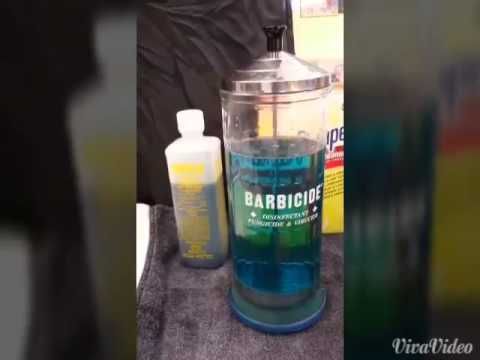 BARBICIDE 消毒　barber バーバー　床屋　美容室　ヴィンテージ BARBICIDE 消毒 barber バーバー 床屋 美容室 ヴィンテージ