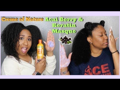 CREME OF NATURE Acai Berry & Keratin Strengthening Masque (12oz)