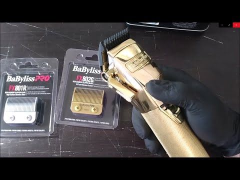 BaByliss Pro Replacement DLC/Titanium Taper Blade [Gold] #FX802G