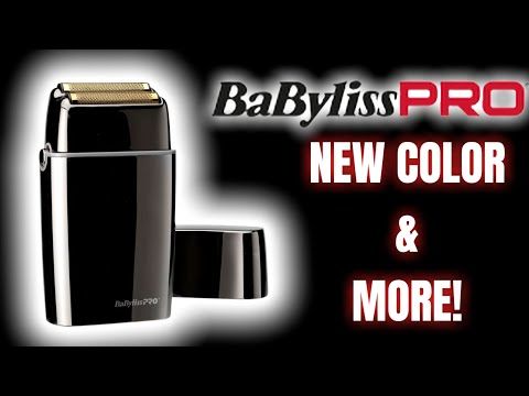 BaByliss Pro FOILFX02 Cordless Metal Double Foil Shaver - Black