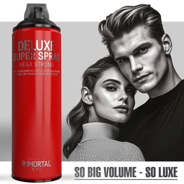 Immortal NYC Deluxe Super Spray - Mega Strong 16.9 oz