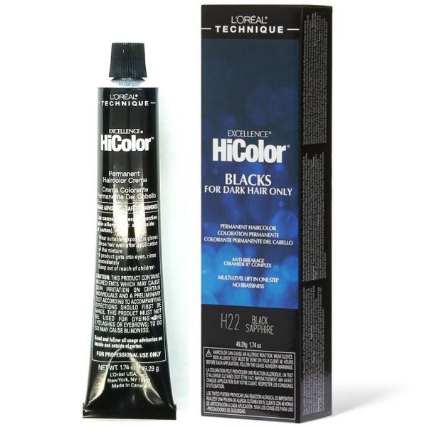 L'Oreal Excellence HiColor - Blacks For Dark Hair Only  oz