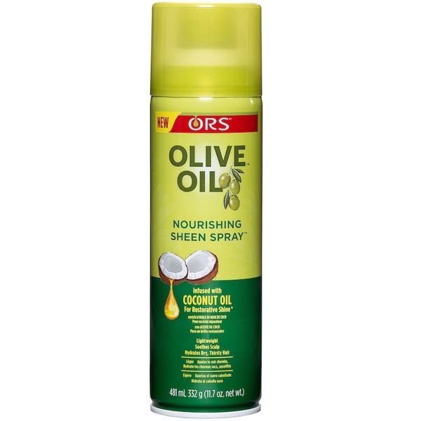 ORS Olive Oil Nourishing Sheen Spray Infused with Coconut Oil 11.7 oz - 12  Pack