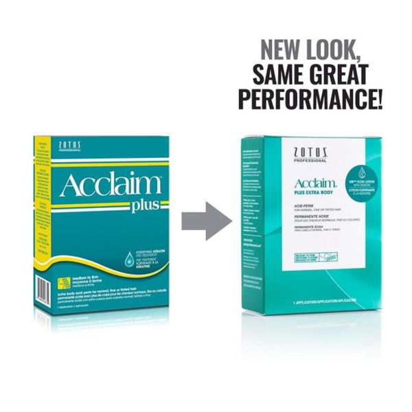 Zotos Acclaim Plus Extra Body Acid Perm for Normal, Fine or Tinted