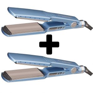 BaByliss Pro Nano Titanium Ionic Straightening Iron - 1 3/4 Inch #BABNT2094T Get Second 50% Off Deal!