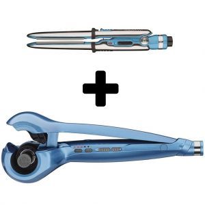 BaBylissPRO Nano Titanium MiraCurl 3-in-1 Professional Curl Machine & Get One Prima 2000 Mini Flat Iron - 3/4