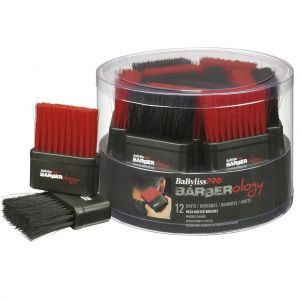 BaByliss Pro BARBERology Neck Duster - Assorted Colors #BBCKT4N - 12 Pack Bucket