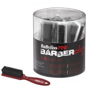 BaByliss Pro BARBERology Fades & Blades Cleaning Brush - Assorted Colors #BBCKT9 - 18 Pack Bucket