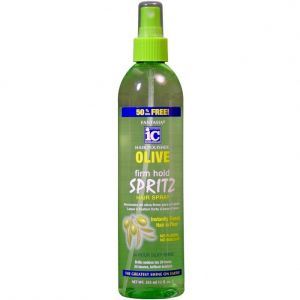 Fantasia IC Hair Polisher Olive Firm Hold Spritz Hairspray 12 oz