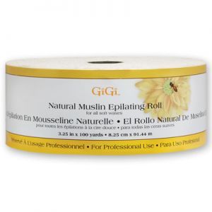 GiGi Natural Muslin Epilating Roll - 3.25 Inch X 100 Yards #0628