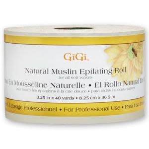 GiGi Natural Muslin Epilating Roll - 3.25 Inch x 40 Yards #0620