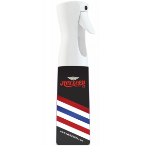 Nexxzen Flairosol Fine Mist Spray Bottle - Barber Pole Black 300 ml #NZSPBK