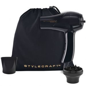 Stylecraft Peewee 1200 Foldable Handle Dryer - Black #SCPW1200
