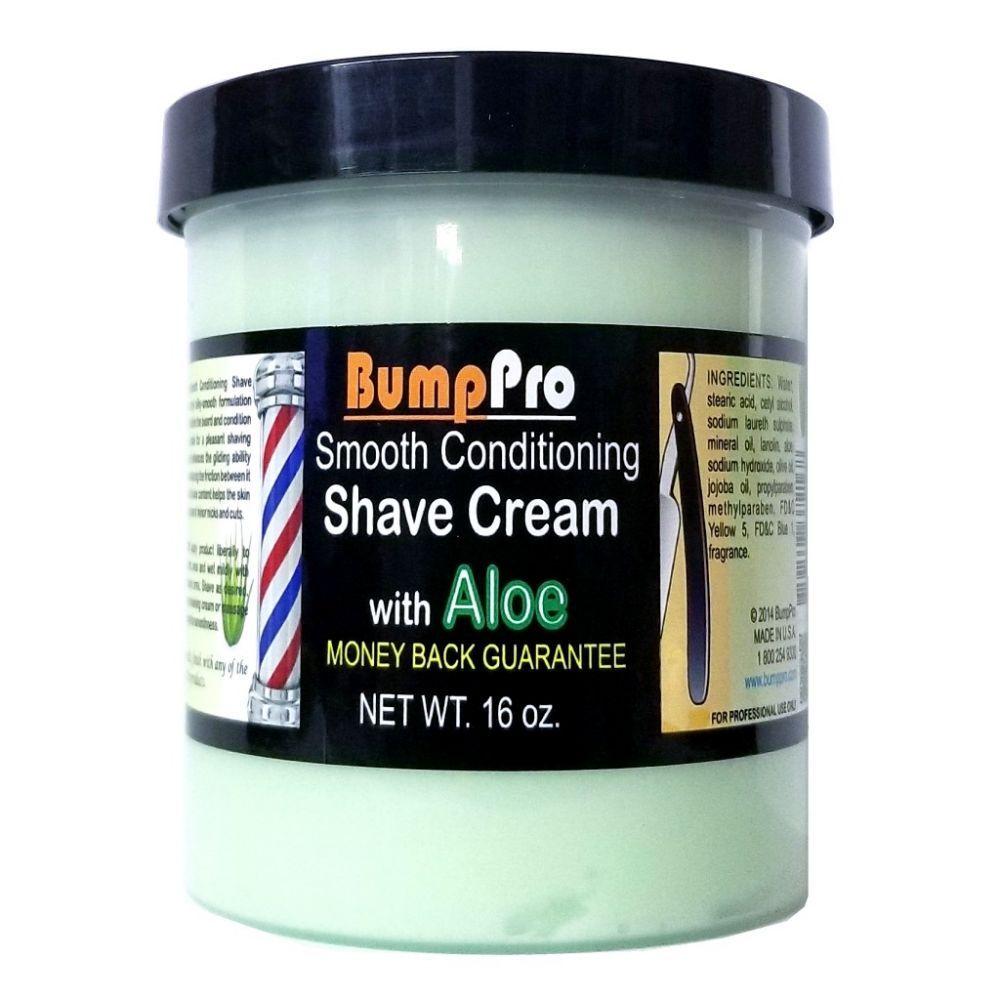 Bump Pro Smooth Conditioning Shave Cream with Aloe 16 oz
